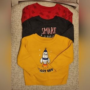 Garanimals Sweatshirt Bundle, 12m